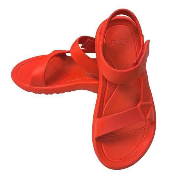 Teva Hurricane Drift Sandals Men 7 Women 9 Red EVA Foam Waterproof Lightweight main image 6